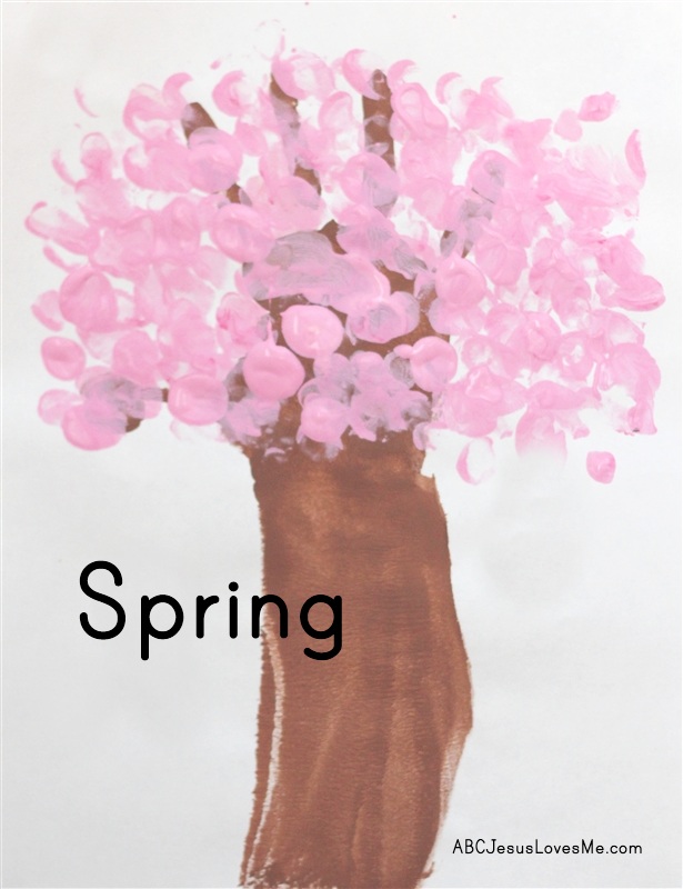 Spring Tree Handprint Craft